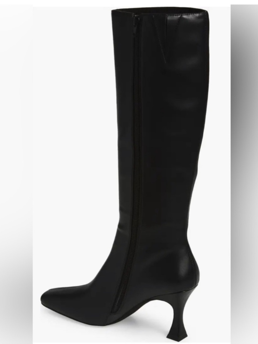 Jeffrey Campbell Checkmate Knee High Boot Black - Picture 3 of 10